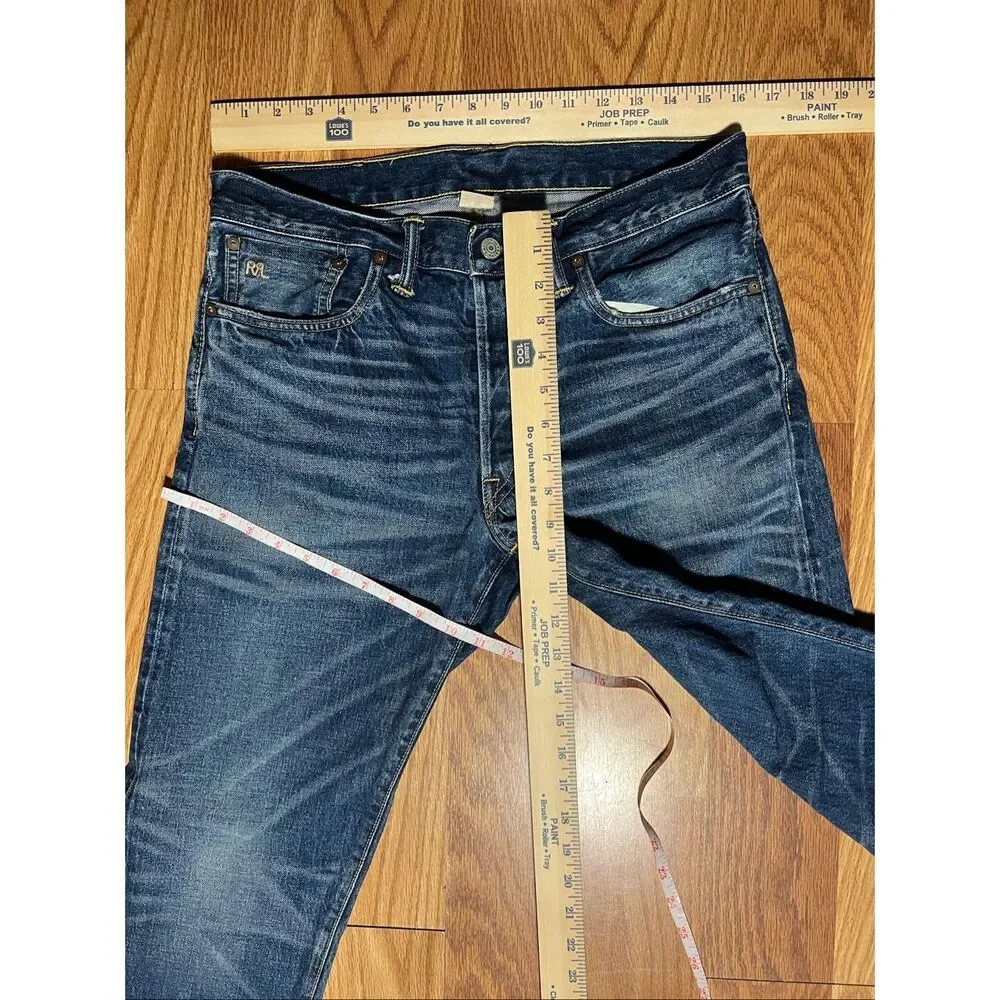 Ralph Lauren RRL Double RL Men’s Slim Narrow Selvedge Jeans 32x30